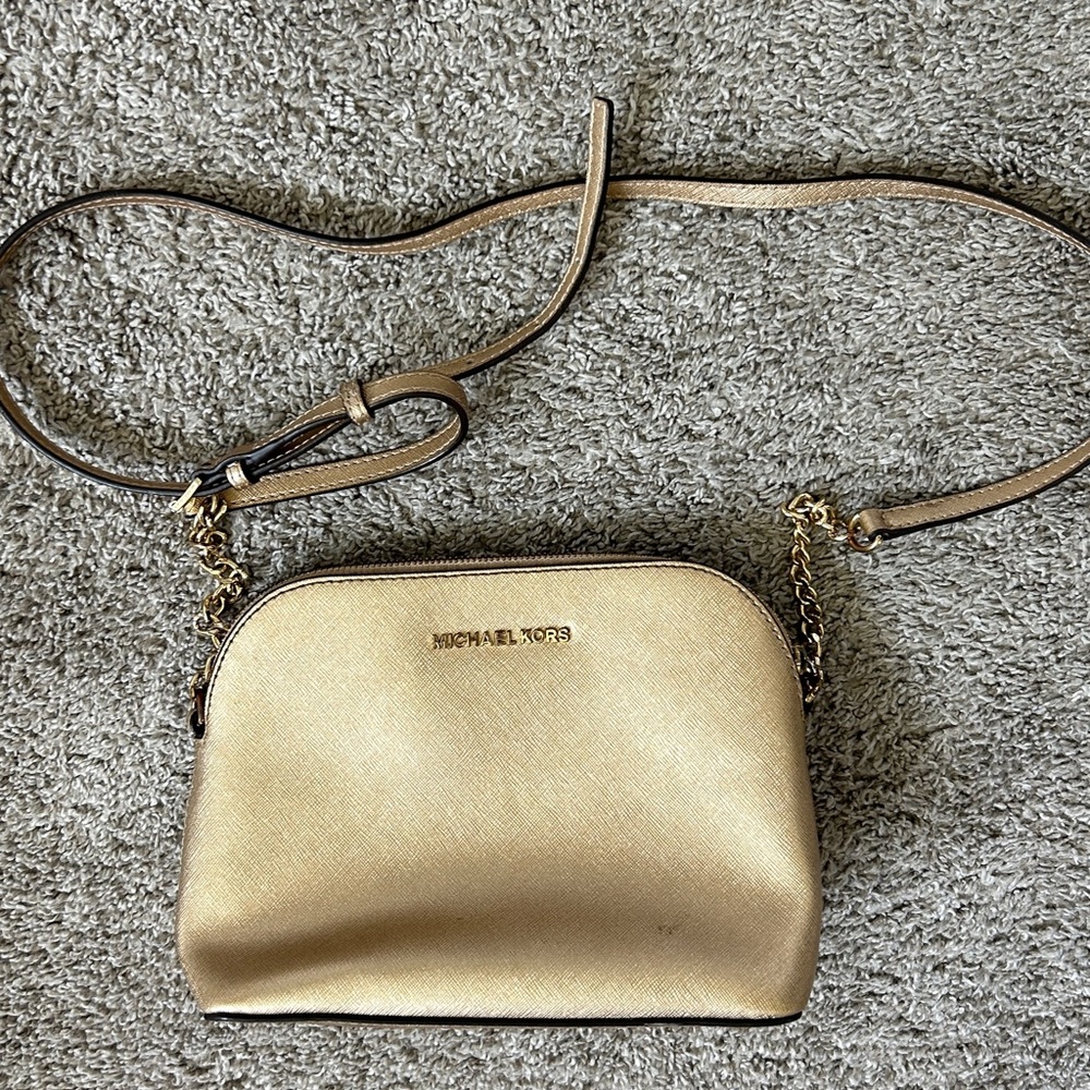 Gold Michael Kors Bag